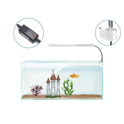 Nobleza - Светодиодная подсветка для аквариума LED/6W/230V IPX7 23 см