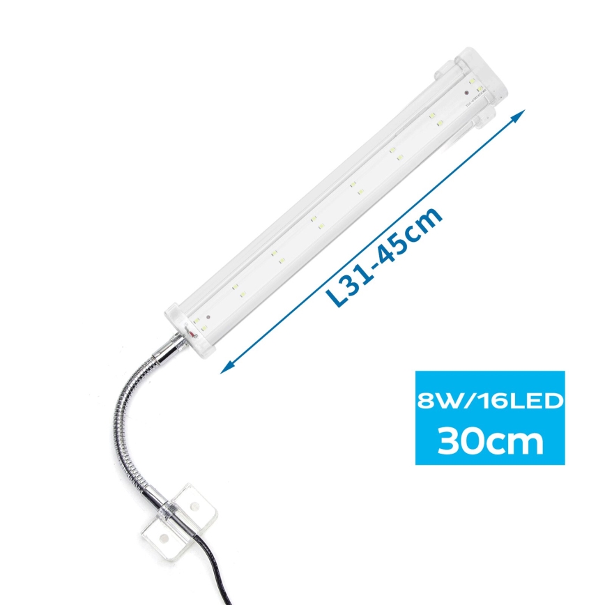 Nobleza - Светодиодная подсветка для аквариума LED/8W/230V IPX7 30 см