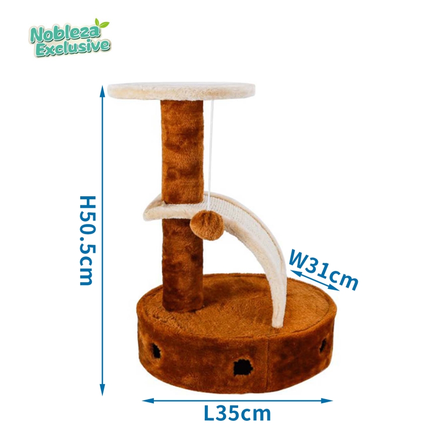 Nobleza - Кігтеточки (дряпки) для кішок 50,5x35x31см коричневий