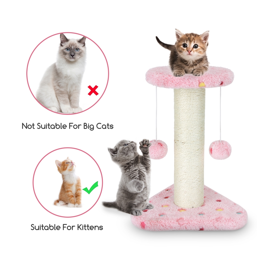 Nobleza - Когтеточки для кошек 28x20x22 см розовый