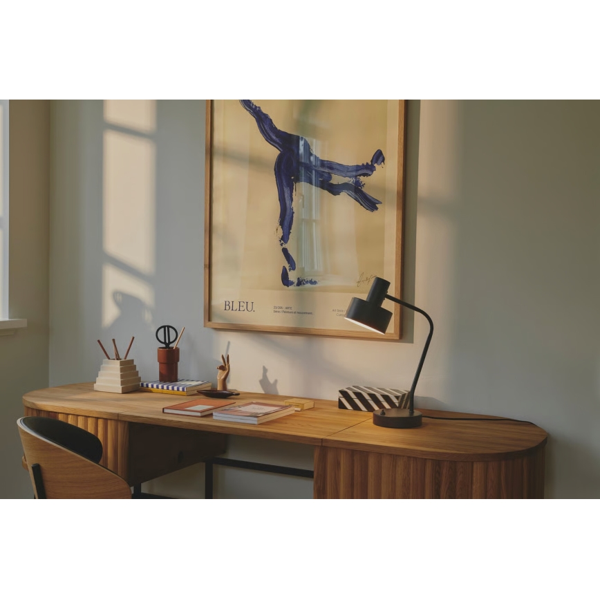 Нордлюкс - Настільна лампа МАТІС 1xE27/15W/230V чорна