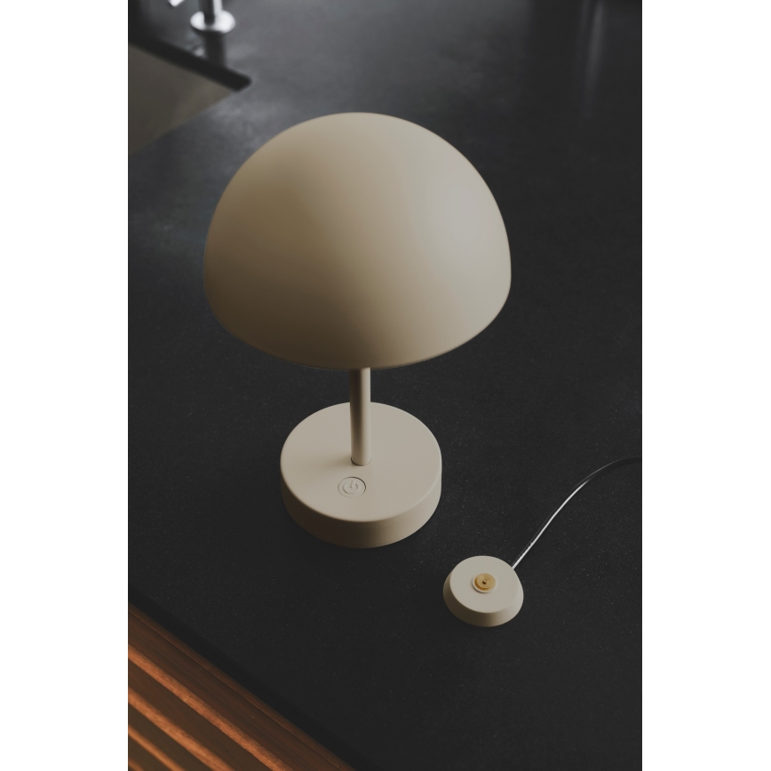 Nordlux - LED з регульованою яскравістю акумуляторна вулична настільна лампа ELLEN LED/2,8W/3,7V 2200 mAh IP44 бежева
