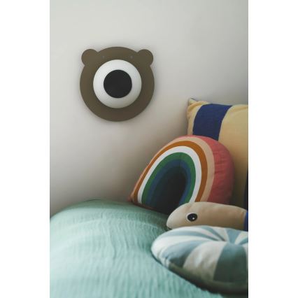 Nordlux - Детский настенный светильник BRUNA BEAR 1xE14/25W/230V медведь