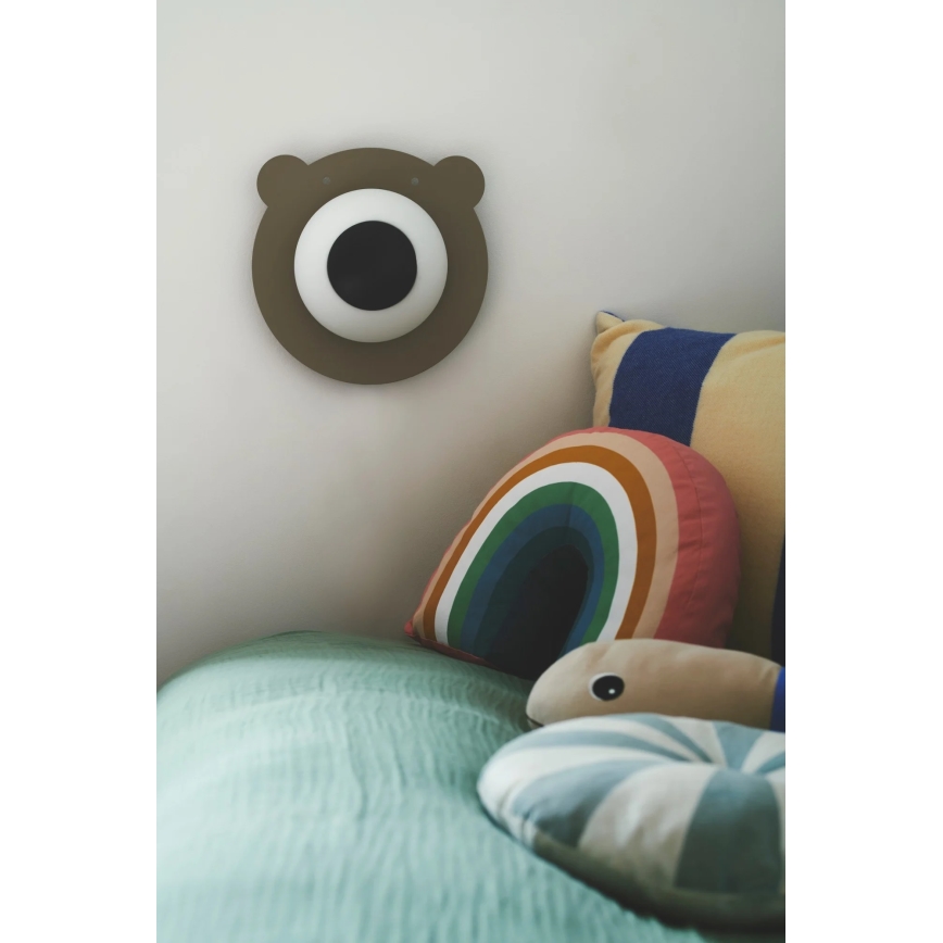 Nordlux - Детский настенный светильник BRUNA BEAR 1xE14/25W/230V медведь