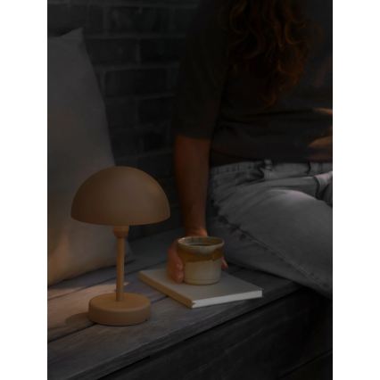 Nordlux - диммируемая аккумуляторная уличная настольная лампа ELLEN LED/2,8W/3,7V 2200 mAh IP44 коричневая