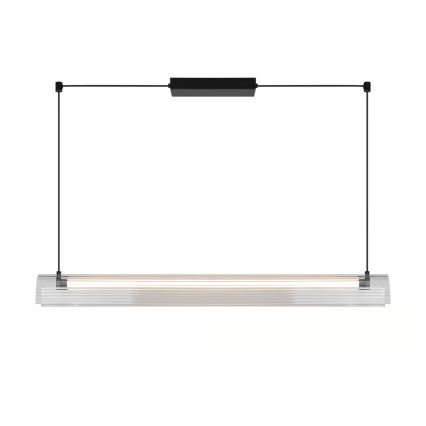 Nordlux - Диммируемая LED-люстра на тросе ALIANI LED/20W/230V 3000K 100 cm черный/прозрачный