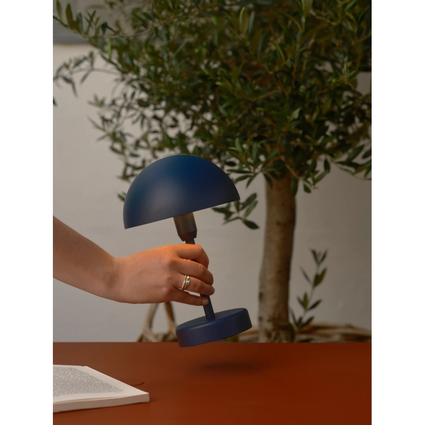 Nordlux - LED диммируемая аккумуляторная сенсорная уличная настольная лампа ELLEN LED/2,8W/3,7V 2200 mAh IP44 синяя