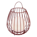 Nordlux - диммируемый светодиодный переносной уличный светильник JIM TO-GO LED/3W/3,7V IP54 5000 mAh красный