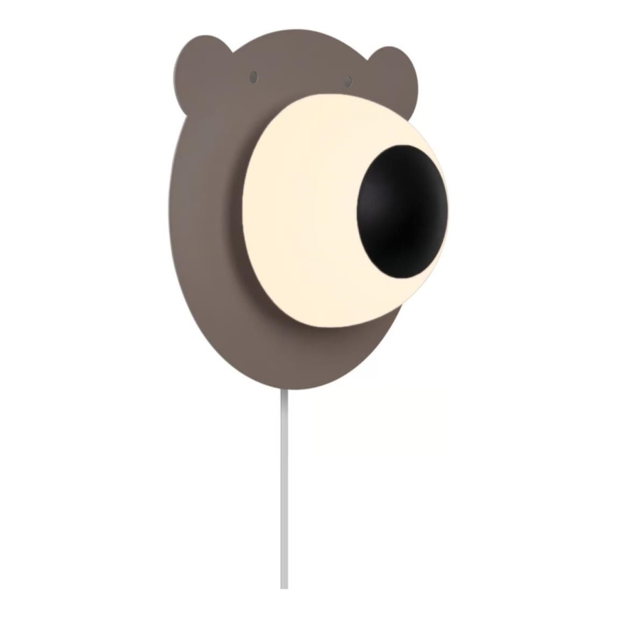 Nordlux - Дитячий настінний світильник BRUNA BEAR 1xE14/25W/230V ведмідь