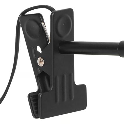 Nordlux - Лампа с зажимом MATIS 1xE27/15W/230V черный