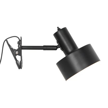 Nordlux - Лампа з затискачем MATIS 1xE27/15W/230V чорний