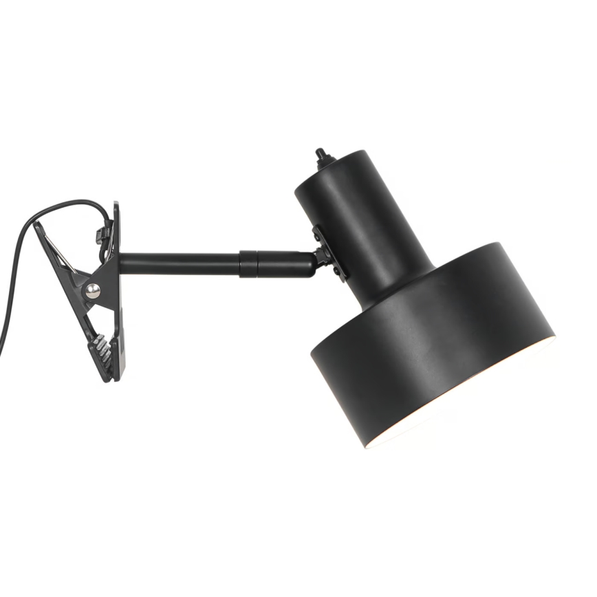 Nordlux - Лампа з затискачем MATIS 1xE27/15W/230V чорний