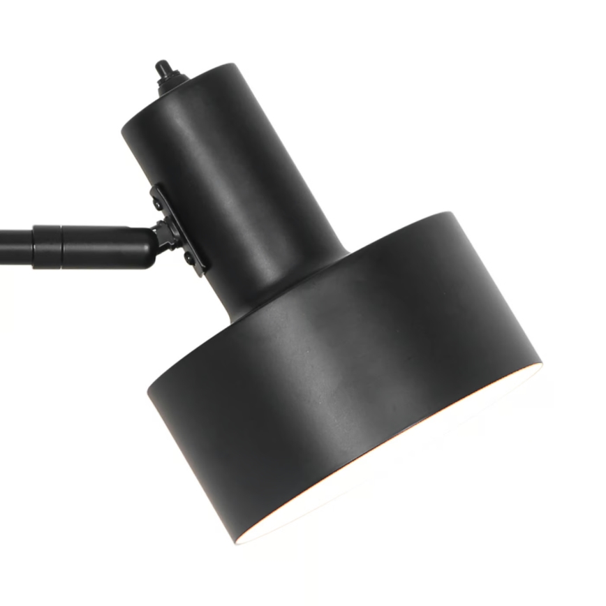 Nordlux - Лампа з затискачем MATIS 1xE27/15W/230V чорний