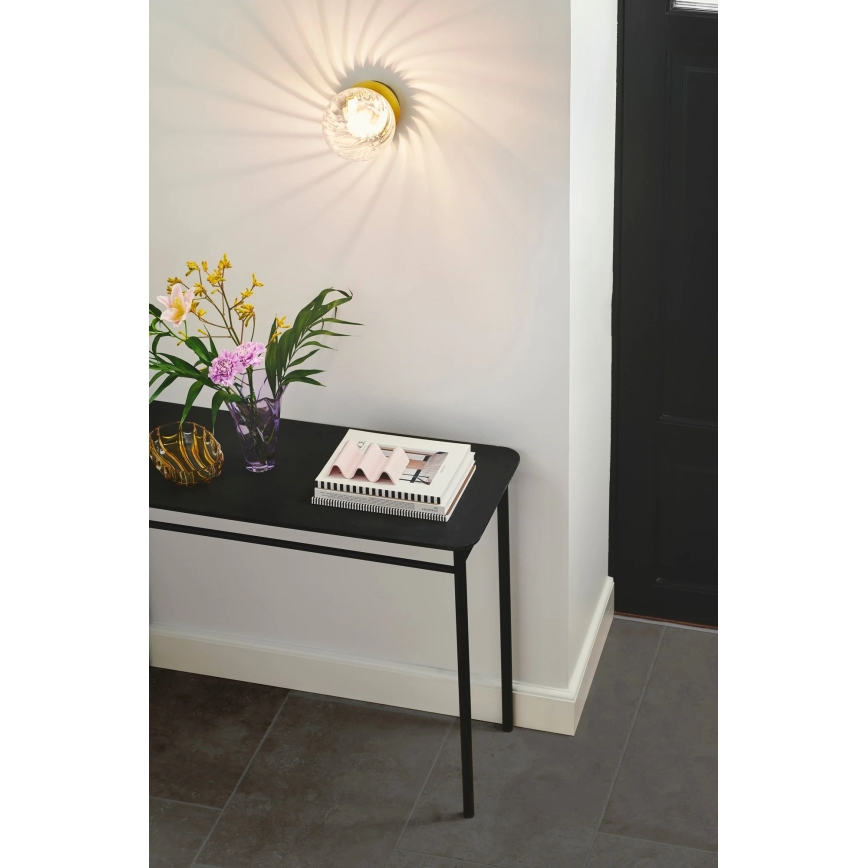 Nordlux - Латунний настінний світильник CHISELL 1xE14/25W/230V