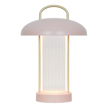 Nordlux - LED диммируемая перезаряжаемая сенсорная настольная лампа MIRANO LED/3W/3,7V розовая