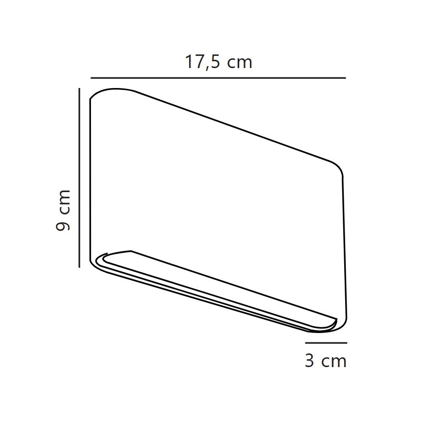 Nordlux - LED наружный настенный светильник KINVER LED/8,5W/230V IP54 белый