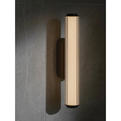 Nordlux - Димований LED настінний світильник для ванної VIRELLE LED/8W/230V 3000/4000K IP44 чорний
