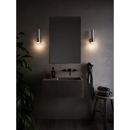 Nordlux - LED Настінний світильник з регулюванням яскравості для ванної кімнати HELVA LED/6,8W/230V IP44 CRI 90 глянцевий хром