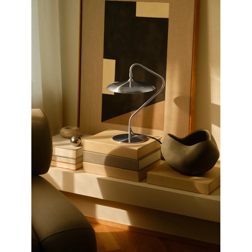 Nordlux - LED настольная лампа ARTIST LED, 15 Вт/230 В, нержавеющая сталь