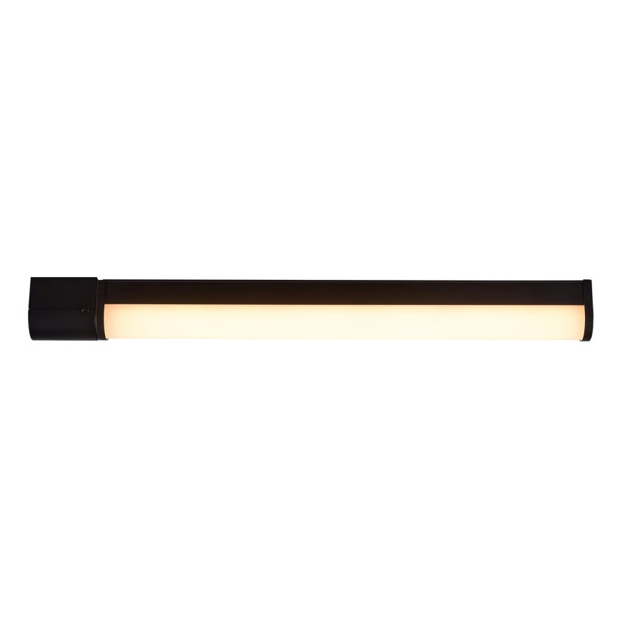 Nordlux - Светильник для зеркала в ванной с розеткой MALAIKA LED/15W/230V IP44 68,4cm чёрный
