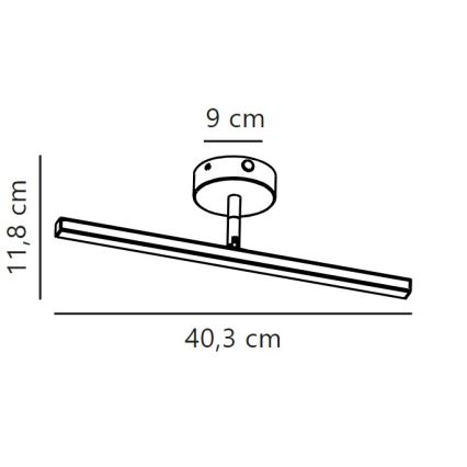Nordlux - LED Підсвітка для дзеркала для ванної IP LED/6,2W/230V IP44 40 см білий