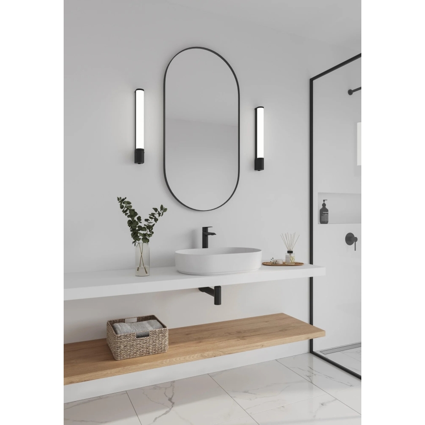 Nordlux - LED Підсвітка для дзеркала для ванної MALAIKA LED/6W/230V 3000K IP44 чорний