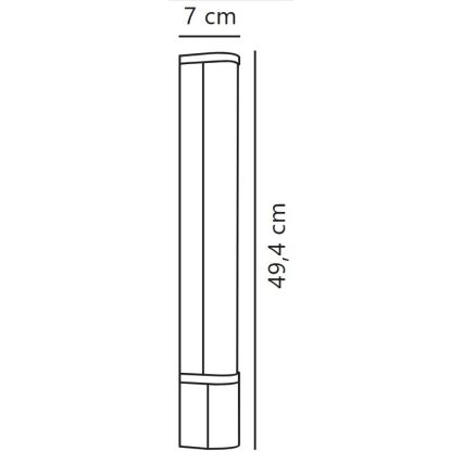 Nordlux - Світильник під шафу з розеткою MALAIKA LED/6W/230V 3000K IP44 білий