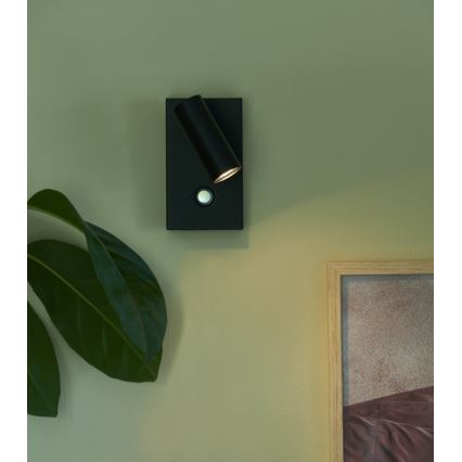 Nordlux - Світильник настінний точковий світлодіодний з димером OMARI LED/3,2W/230V чорний