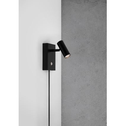 Nordlux - Світильник настінний точковий світлодіодний з димером OMARI LED/3,2W/230V чорний