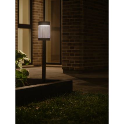 Nordlux - LED сонячна лампа COUPAR LED/3,2 Вт/5 В 3000 К IP44 чорна 1800 мА·год