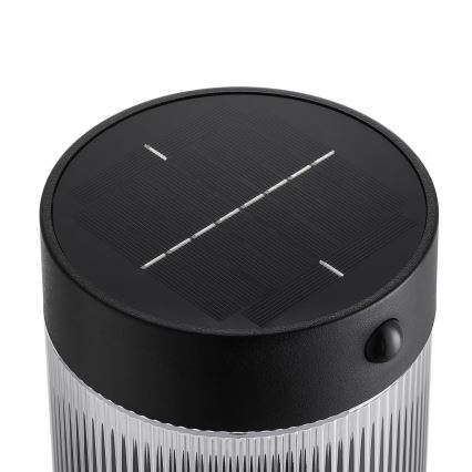 Nordlux - LED сонячна лампа COUPAR LED/3,2 Вт/5 В 3000 К IP44 чорна 1800 мА·год