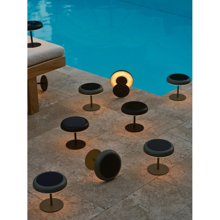 Nordlux - LED сонячна лампа ELMER LED/2W/3,7V IP44 зелена