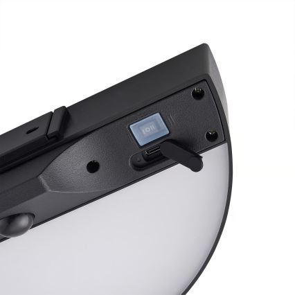 Nordlux - Світильник на сонячних батареях з LED і сенсором MONAY LED/5W/5V 3000K IP44 2000 mAh чорний