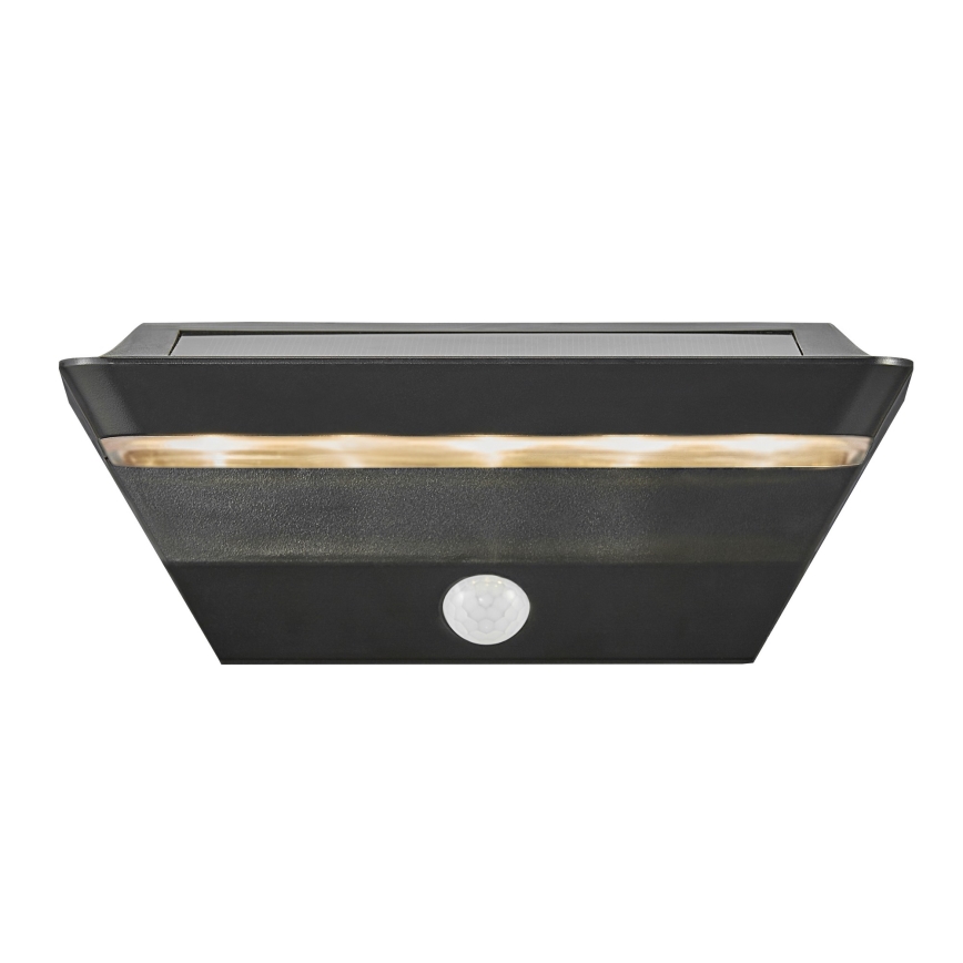 Nordlux - Світильник на стіну з LED-сонячною панеллю та сенсором AGENA LED/5W/3,7V IP44 2200 mAh