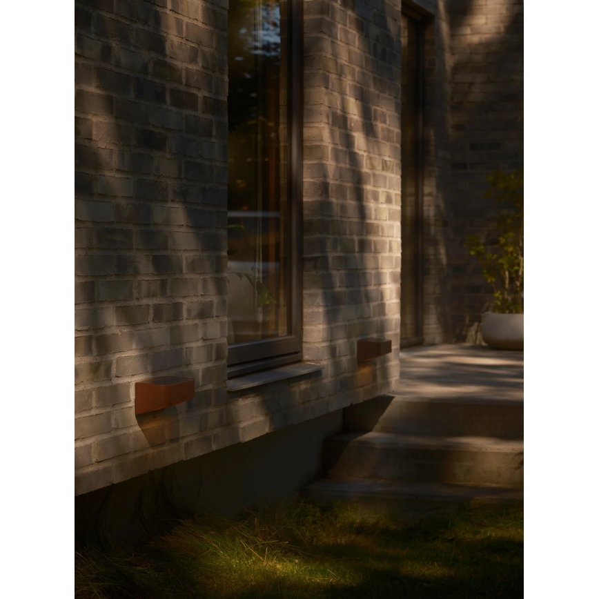 Nordlux - LED сонячний світильник із датчиком MARCELLIO LED/5W/5V IP54 2200 mAh коричневий