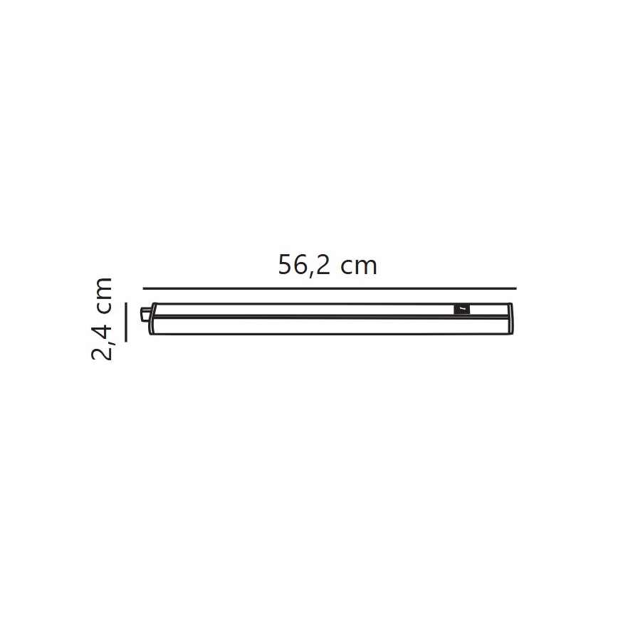 Nordlux - LED Світильник для підсвітки стільниці LATONA LED/8W/230V 3000/4000K 56,2 см