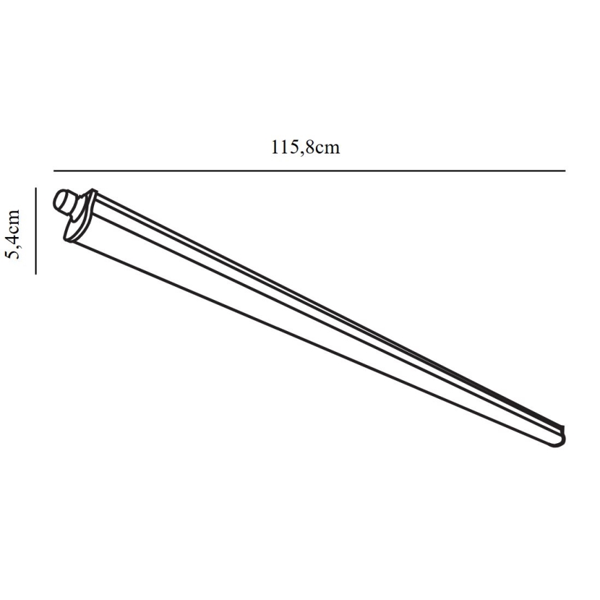 Nordlux - LED технічний світильник WESTPORT LED/39W/230V 4000K IP65