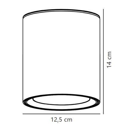 Nordlux - LED точковий світильник для ванної кімнати з регулюванням яскравості LANDON LED/6,5W/230V IP44 чорний