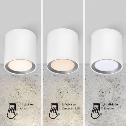 Nordlux - димований точковий світильник для ванної кімнати LANDON LED/6,5W/230V IP44 білий