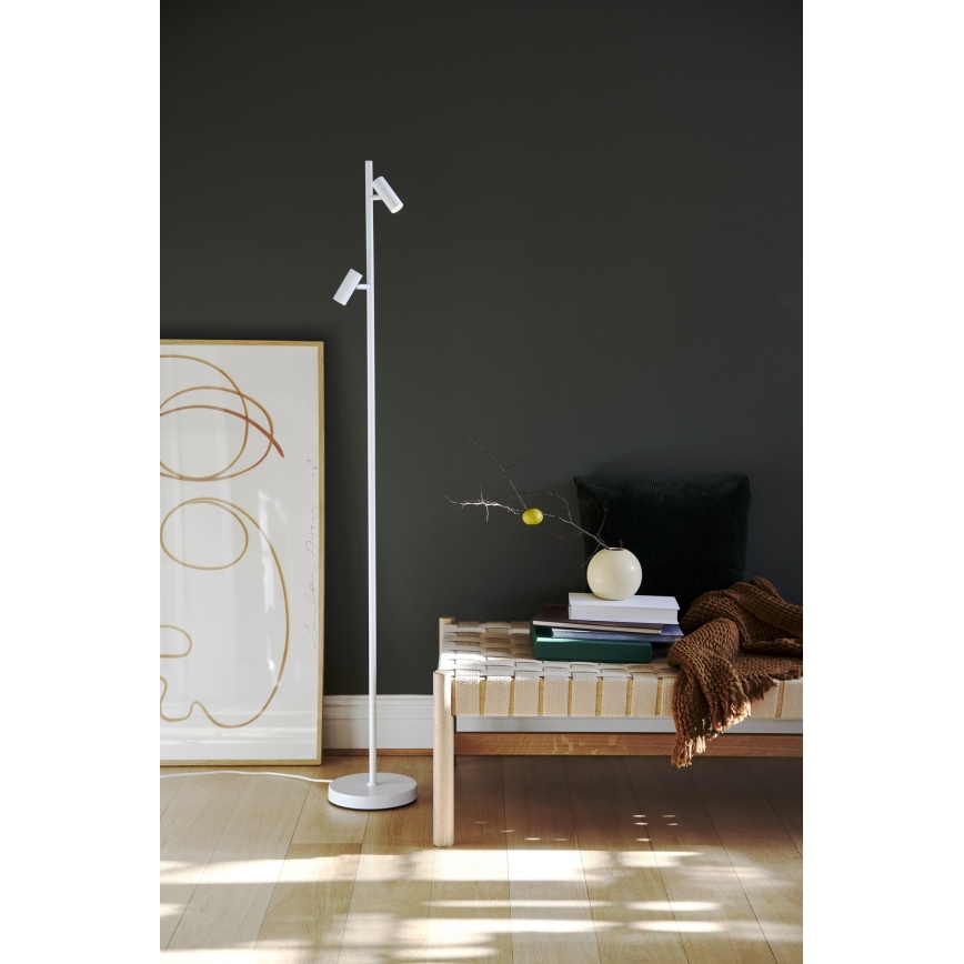 Nordlux - Сенсорний LED торшер з регулюванням яскравості OMARI 2xLED/3,2W/230V білий