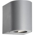 Nordlux - LED уличный настенный светильник CANTO 2xLED/5,5W/230V IP44 серый
