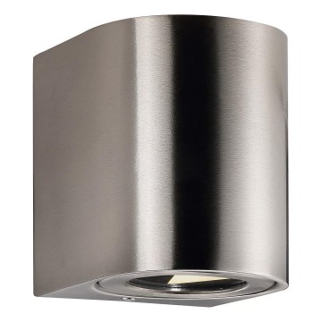 Nordlux - LED уличный настенный светильник CANTO 2xLED/6W/230V IP44 из нержавеющей стали