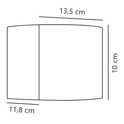 Nordlux - LED уличный настенный светильник MILDA LED/4,9W/230V IP44 антрацит