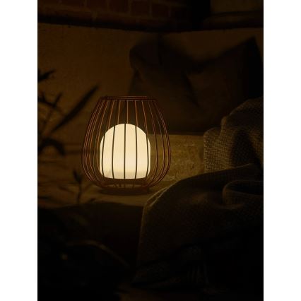 Нордлюкс - світлодіодний переносний зовнішній світильник із регульованою яскравістю ДЖІМ ТО-ГО LED/3W/3,7V IP54 5000 mAh червоний