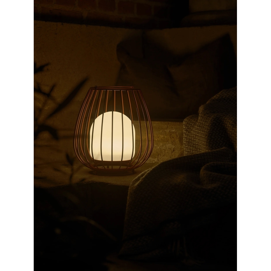 Нордлюкс - світлодіодний переносний зовнішній світильник із регульованою яскравістю ДЖІМ ТО-ГО LED/3W/3,7V IP54 5000 mAh червоний