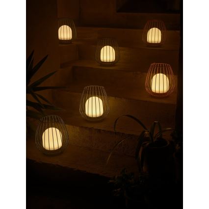 Нордлюкс - світлодіодний переносний зовнішній світильник із регульованою яскравістю ДЖІМ ТО-ГО LED/3W/3,7V IP54 5000 mAh червоний