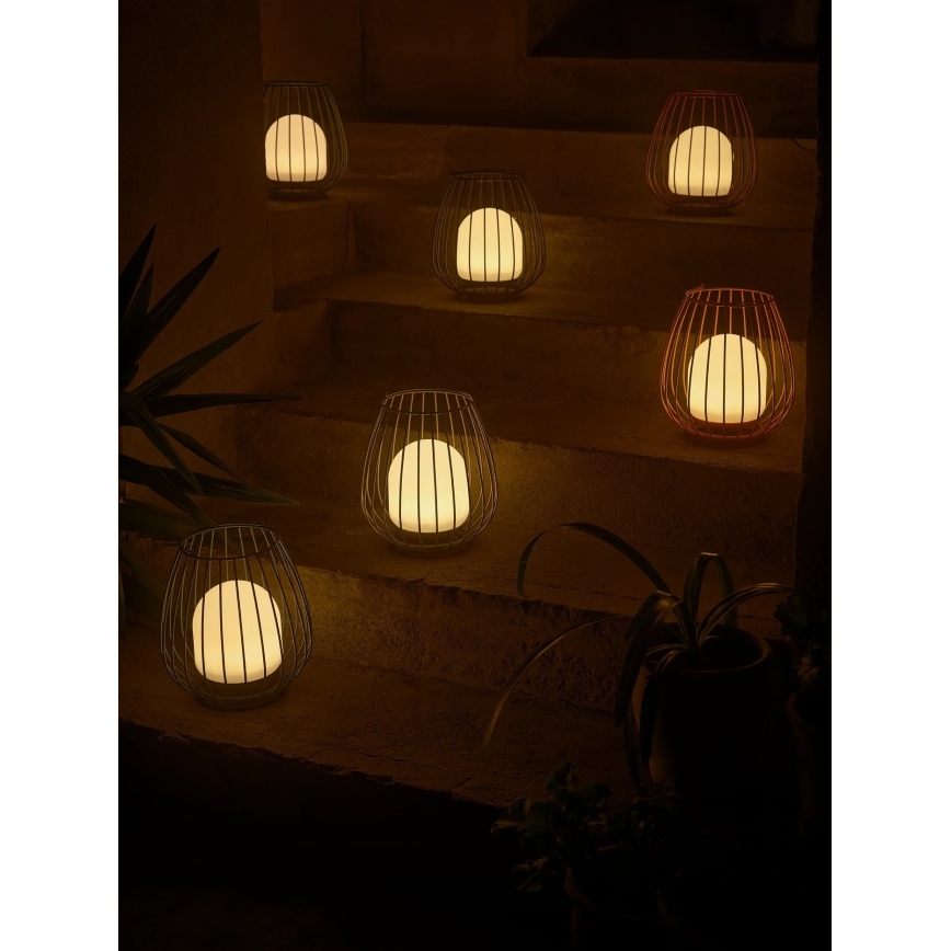 Нордлюкс - світлодіодний переносний зовнішній світильник із регульованою яскравістю ДЖІМ ТО-ГО LED/3W/3,7V IP54 5000 mAh червоний