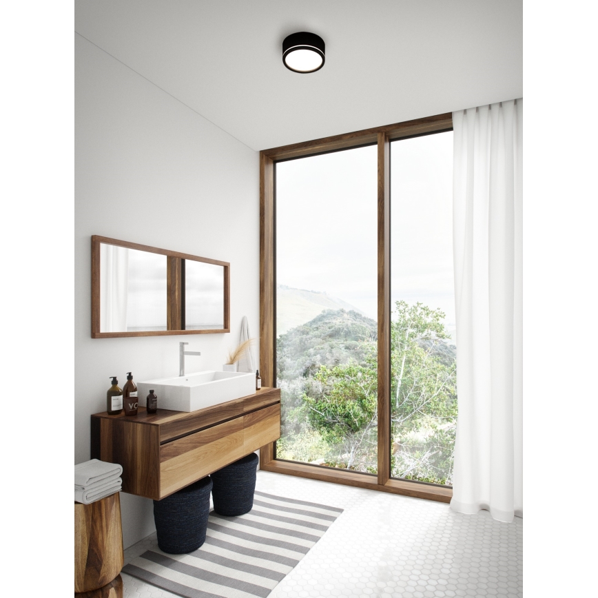 Nordlux - LED Вуличний настінний світильник з регулюванням яскравості AVA SMART LED/9,5W/230V 2700K IP54 чорний