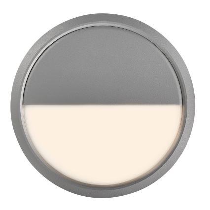 Nordlux - LED Вуличний настінний світильник з регулюванням яскравості AVA SMART LED/9,5W/230V 2700K IP54 сірий