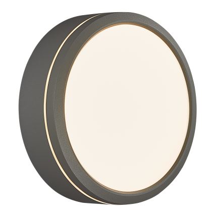 Nordlux - LED Вуличний настінний світильник з регулюванням яскравості AVA SMART LED/9,5W/230V 2700K IP54 сірий